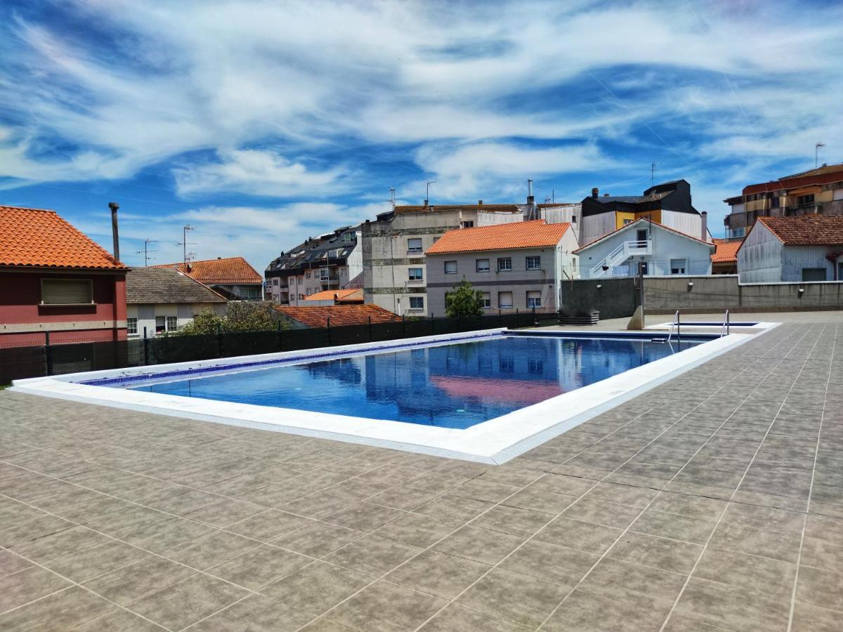 Desconectaengalicia Atico La Perla, Piscina Y Pista Tenis Sanxenxo Kültér fotó